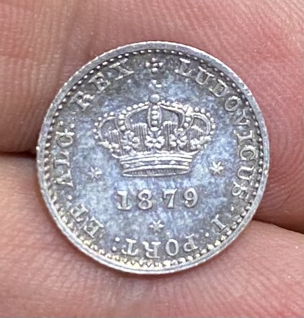 Moeda 50 Reis D LUIS I - 1879