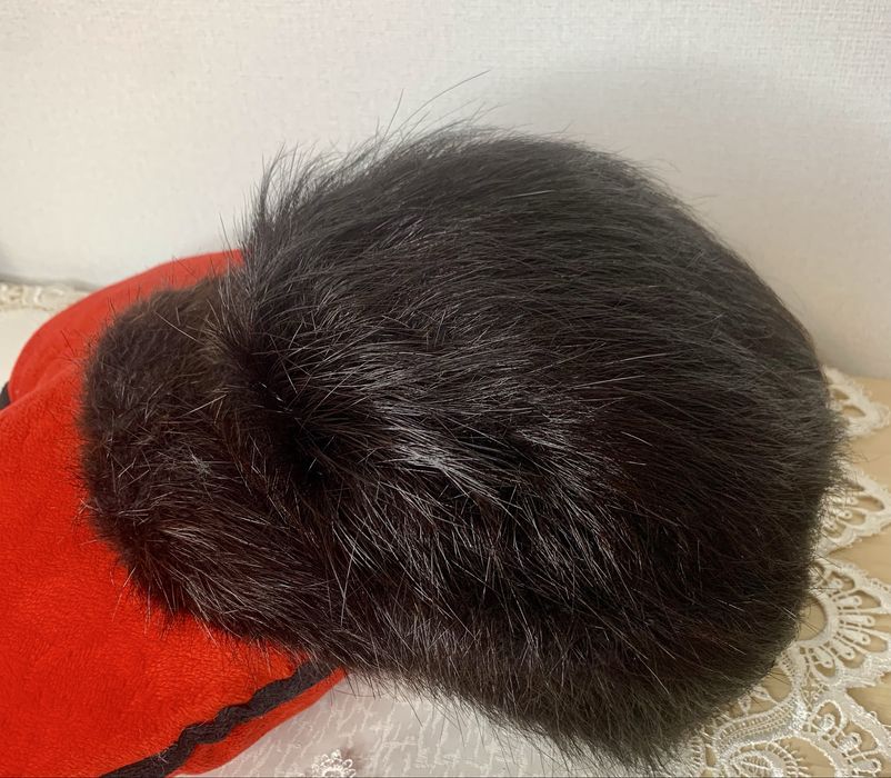 Czapka z nutrii futrzana