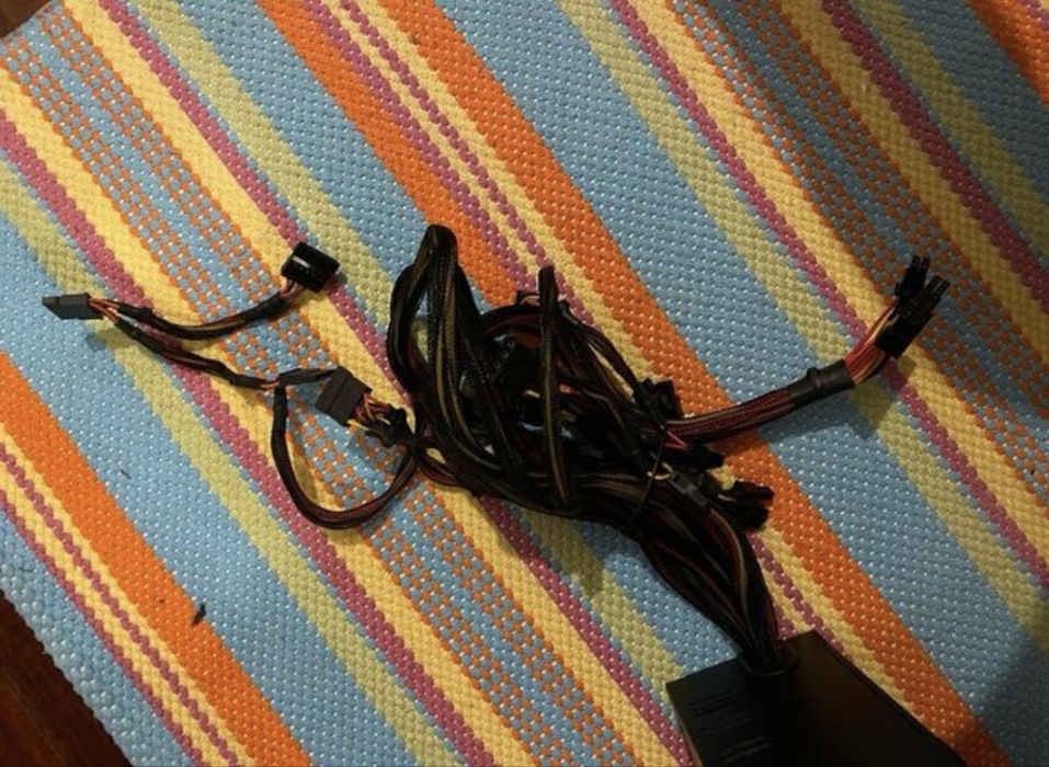 Fonte EVGA 500w 80 plus