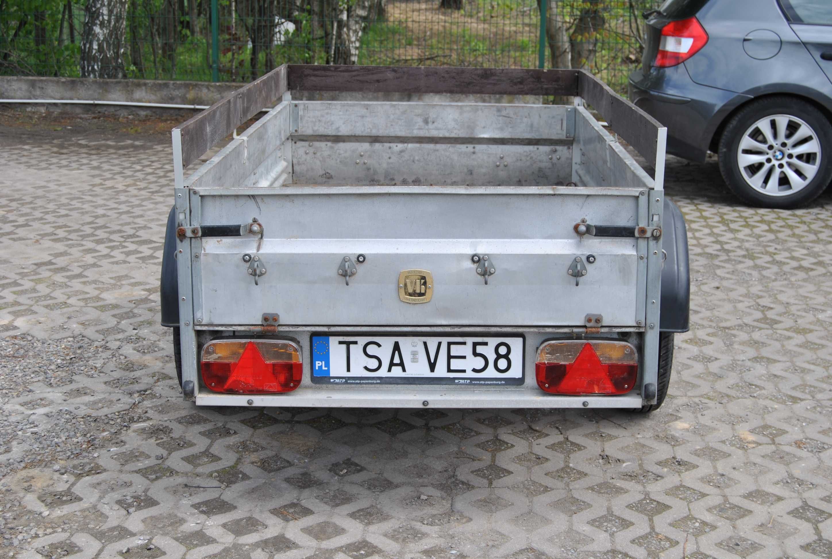 Stelma przyczepka samochodowa z Niemiec zarejestrowana do 750 kg