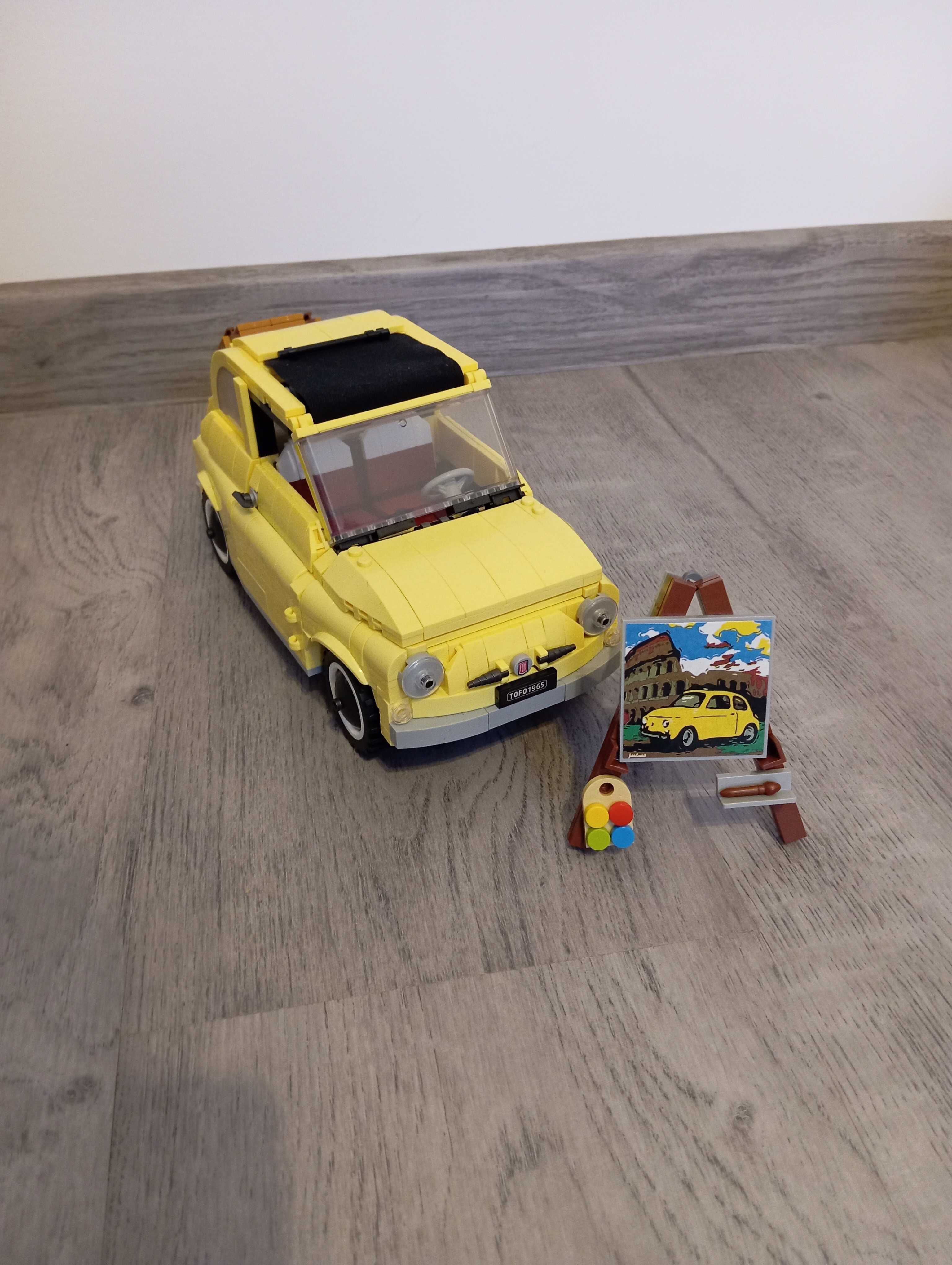 Fiat 500 - zestaw klocków LEPIN. Odpowiednik zestawu LEGO 10271.