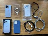 Apple iPhone 13 Pro 128GB Sierra Blue Niebieski + dodatki, prywatnie