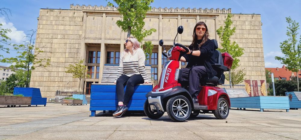 ELECTRORIDE Inny Elektryczny wózek czterokołowy ELECTRORIDE FASTI MED, czerwony