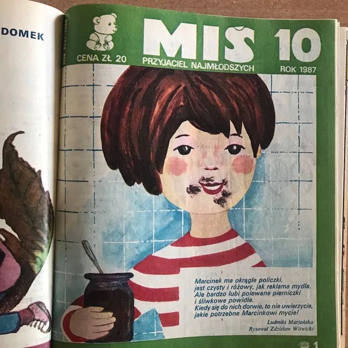 Czasopismo Miś -trzy roczniki 1984, 1986, 1987 oprawione