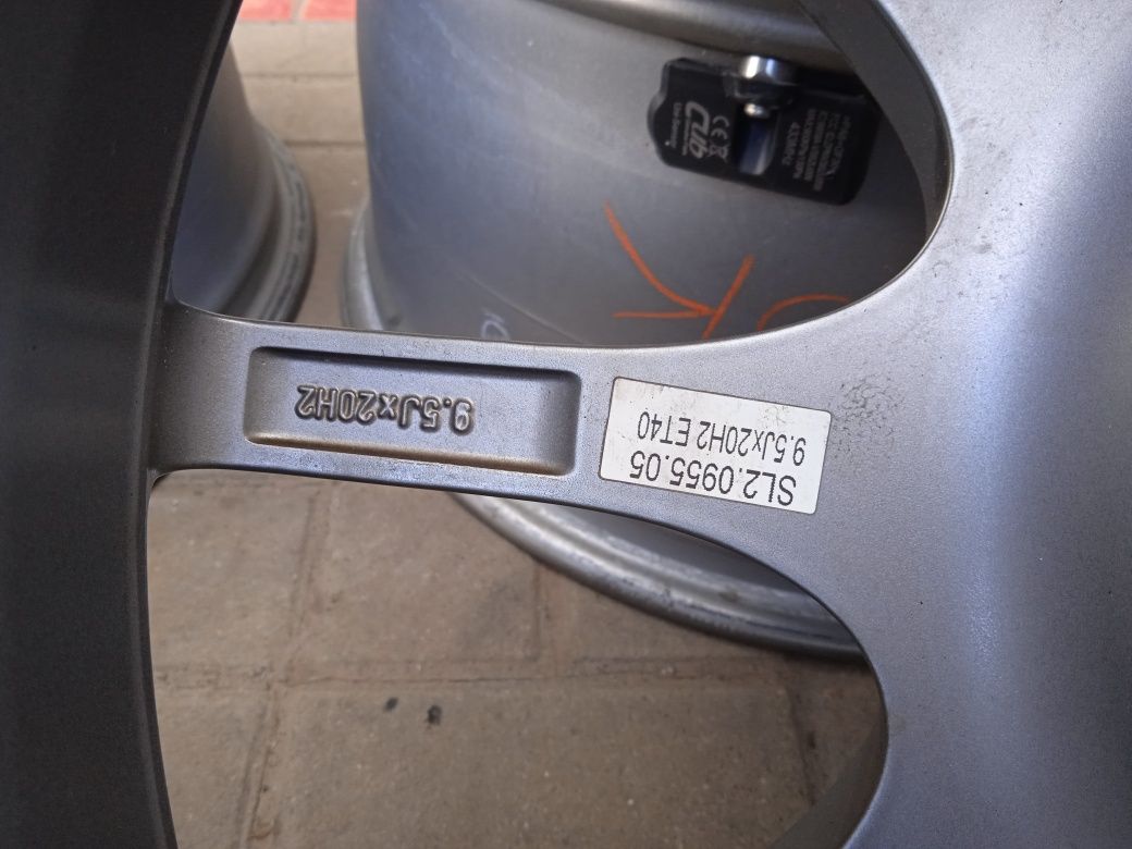 Felgi Aluminiowe Ronal 20 5x108 8.5 9.5J Komplet Jasło Montaż