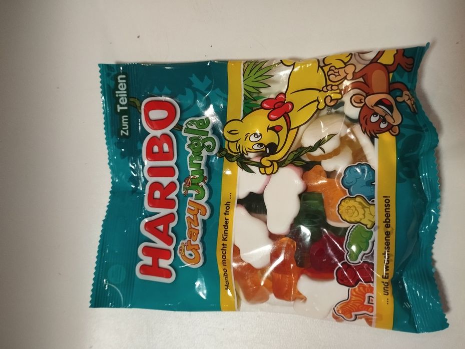 Haribo crazy jungle 175 g żelki owocowe szalone dżungla