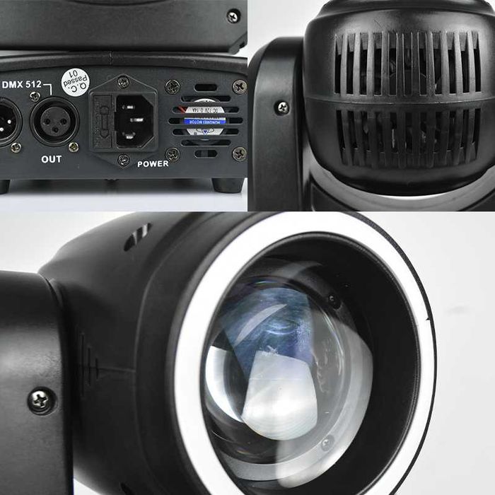 Ruchoma głowa KRYMIX LED 200W LED MINI SPOT BEAM DJ Zespół Event Stage