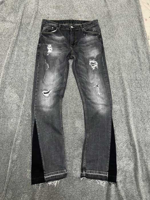 custom flared jeans | gallery dept