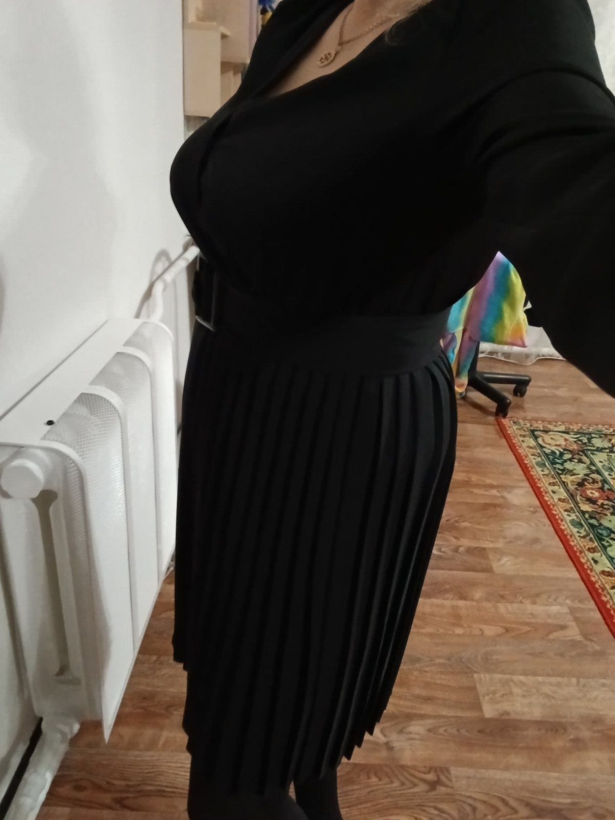 Черное платьице 48 размер