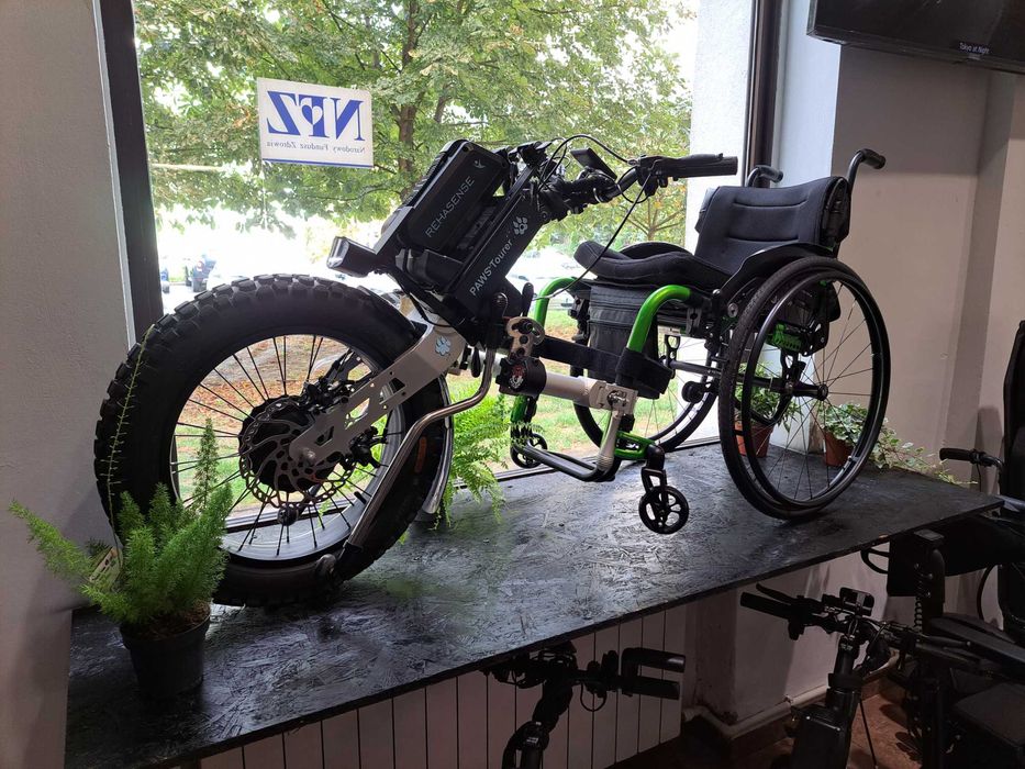 Dostawka elektryczna do wózka Rehasense Paws Tourer Fat Tyre