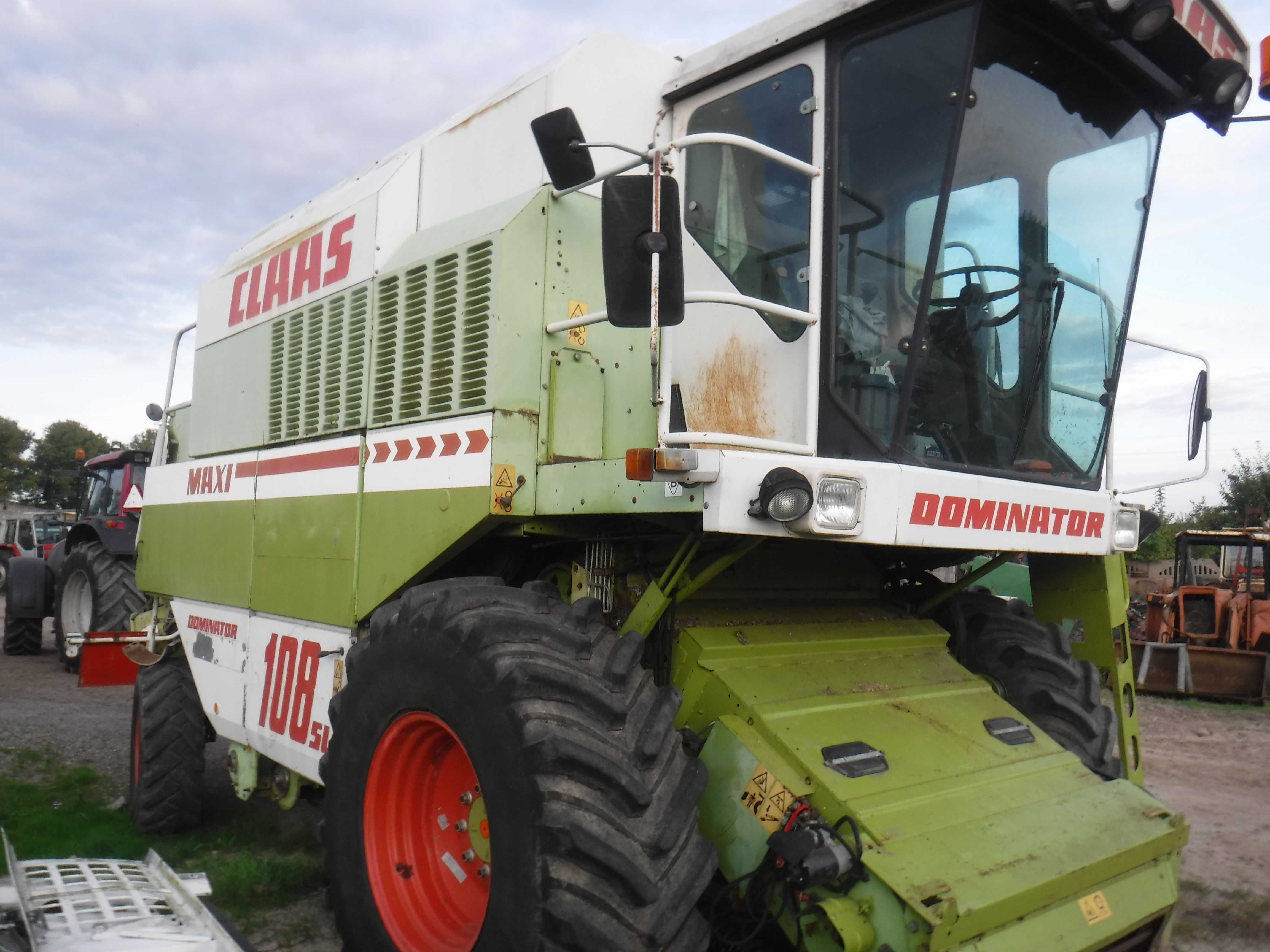 Kombajn Claas Dominator 108 SL jak John Deere 2266