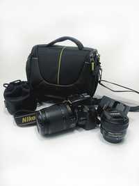 Фотоапарат дзеркальний Nikon D5600!Объектив Nikon 18-140mm.Фотоаппарат