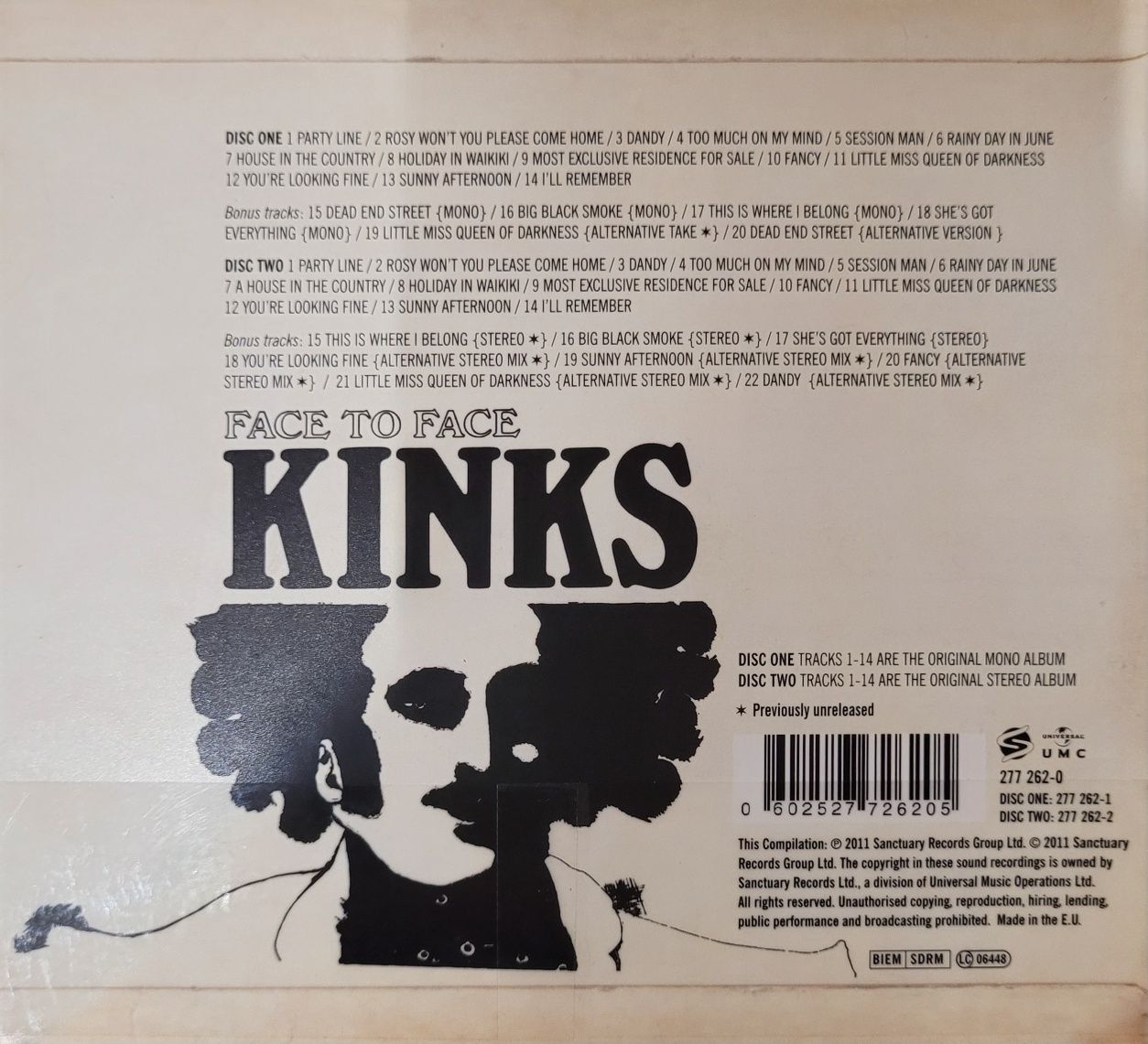 Kinks Face To Face