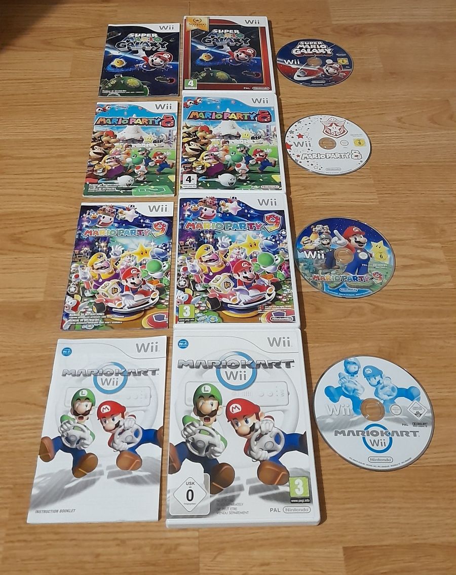 Jogos Wii/Wii U Nintendo (Originais,Completos,Versão PT)