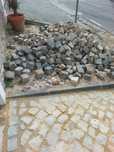 Pedra calcada grossa