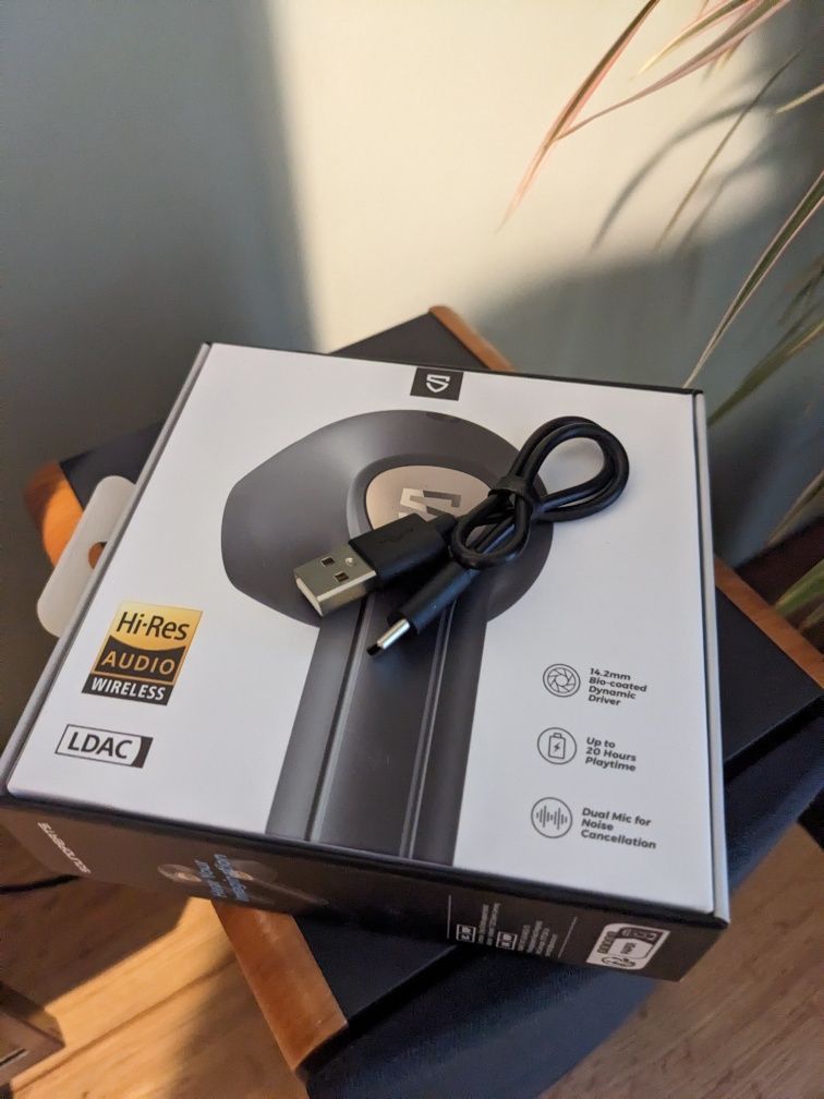 Hi Res , LDAC Безпровідні блютуз навушники SoundPeats Air 3 deluxe h