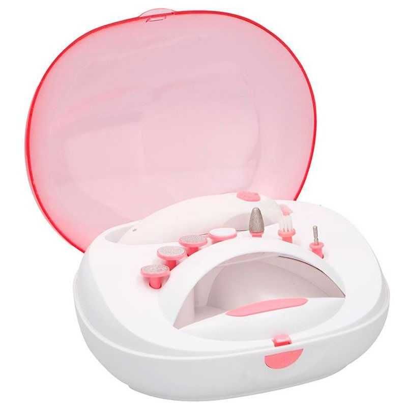 Zestaw do paznokci GRUNDIG manicure i pedicure 7 głowic + lampa LED