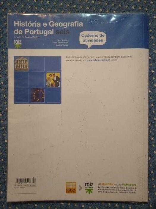 "História e Geografia de Portugal 6º Ano: Caderno de Atividades" ótimo