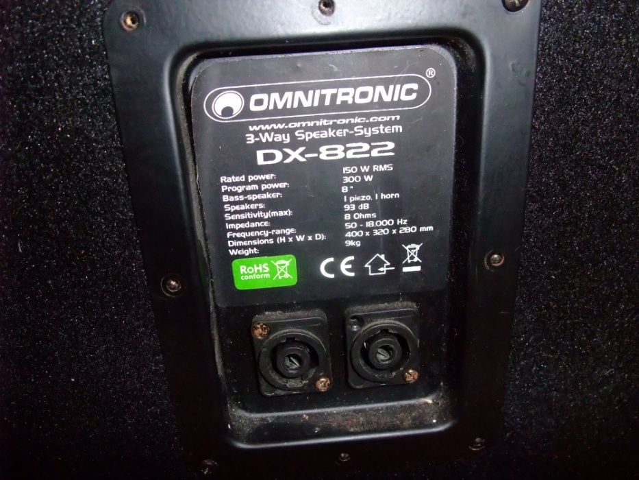 2 kolumny Tonsil/Unitra 1977r/Omnitronic150W