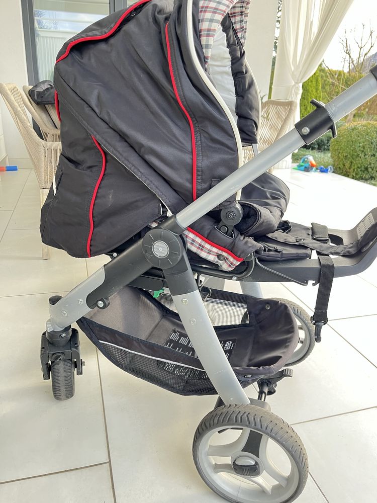 Wózek Teutonia Cosmo 4w1- caly zestaw/komplet b. dobry stan