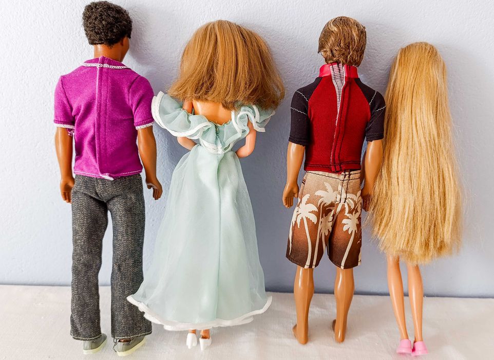 Lote de Barbies e Kens