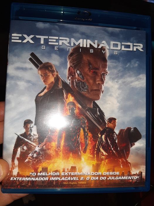 Bluray ,terminator genesys e  Dvd Parasitas
