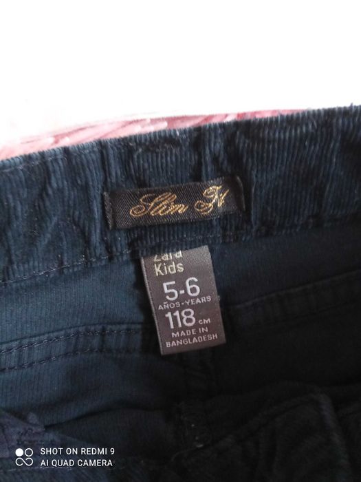 Spodnie Zara + koszulka 116