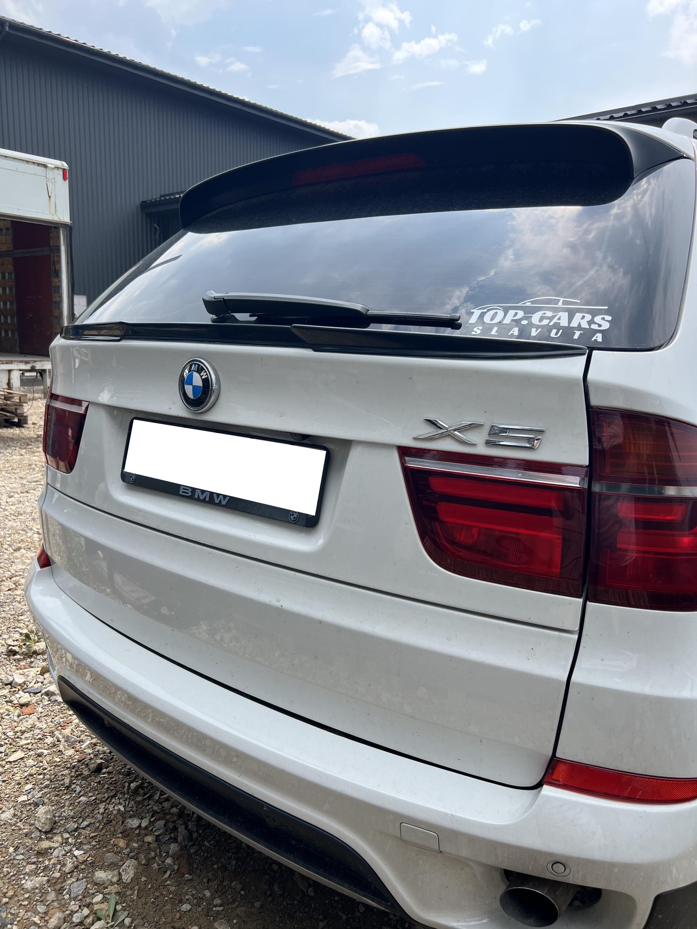 Спойлер BMW X5 E70 накладка на багажник ляду антикрыло бмв е70 х5 BMW