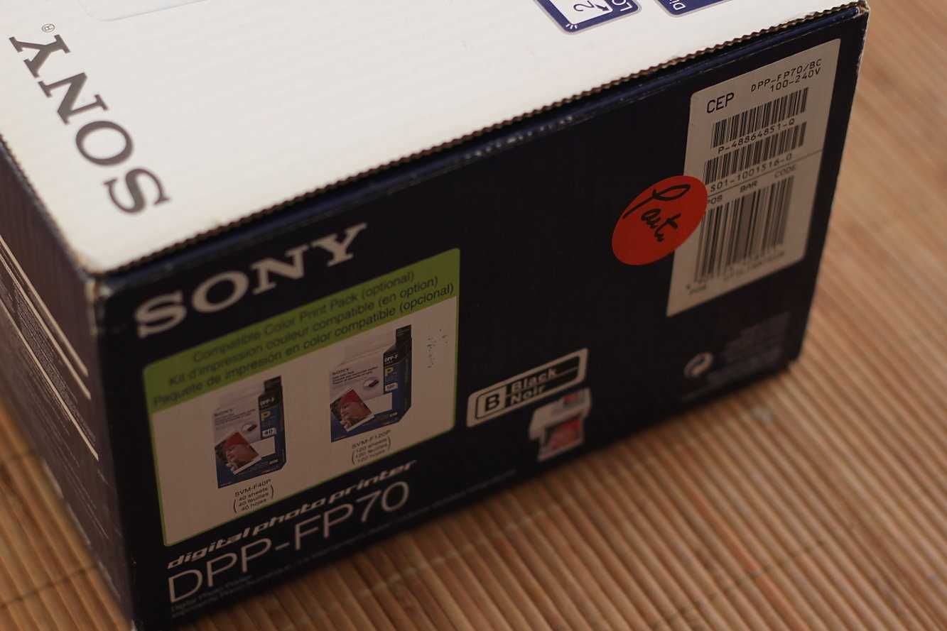 Sony DPP FP70 impressora de fotografias + papel