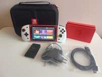 Nintendo Switch v2 Mario Edition + Nyxi + Walizka