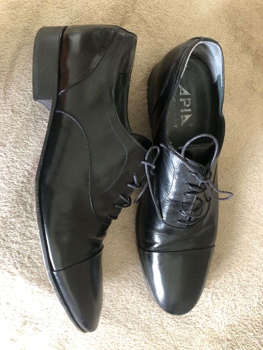 APIA eleganckie buty pantofle męskie skóra r.43
