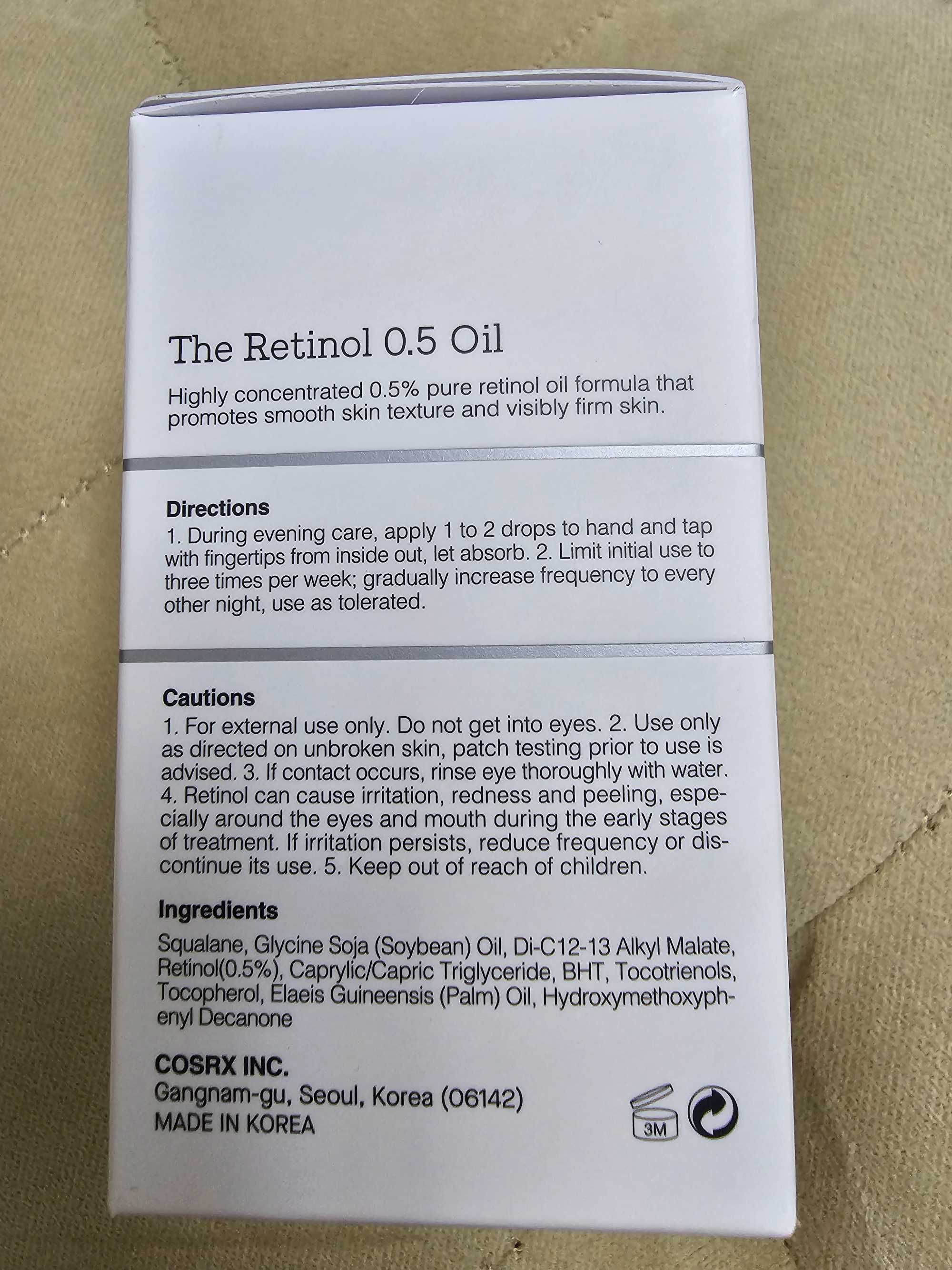 Cosrx serum retinol 0.5 z Korei