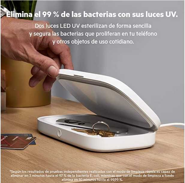 Belkin Esterilizador UV e Carregador Wireless 10W - WIZ011VFWH