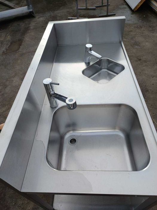 Zlew nierdzewny gastronomiczny Zlewozmywak inox