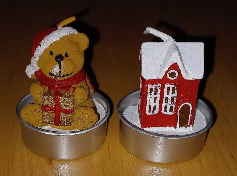 Świeczka świeczki ozdobne tealight 8szt zestaw 1