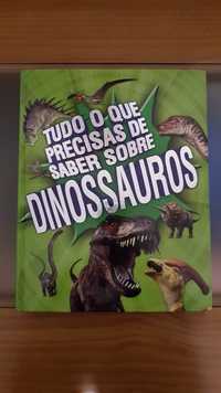 Livro "Tudo o que precisas de saber sobre dinossauros"