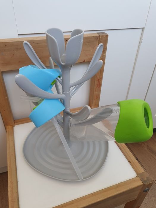 Babyono Tulip suszarka do butelek stojak na smoczki bibs