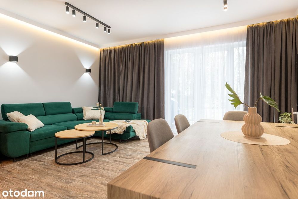 4 Pokoje szeregówka przy porcie 80m2, taras, ogród, 2 miejsca parking