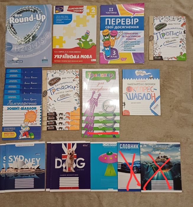 Прописи Федієнко тренажери словники