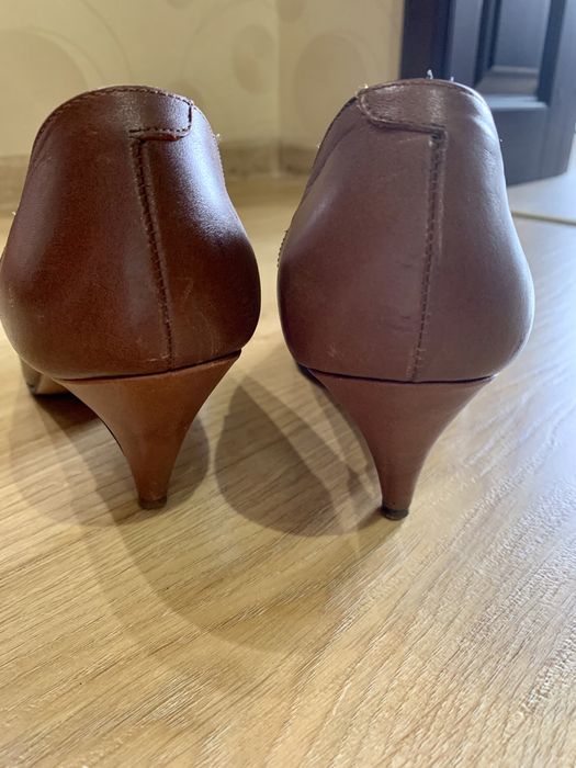 Коричневі туфлі, коричневые туфли, кожаные туфли, кожані туфлі