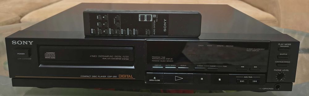 CD програвач SONY CDP-250 /Дефект/made in Japan/France
