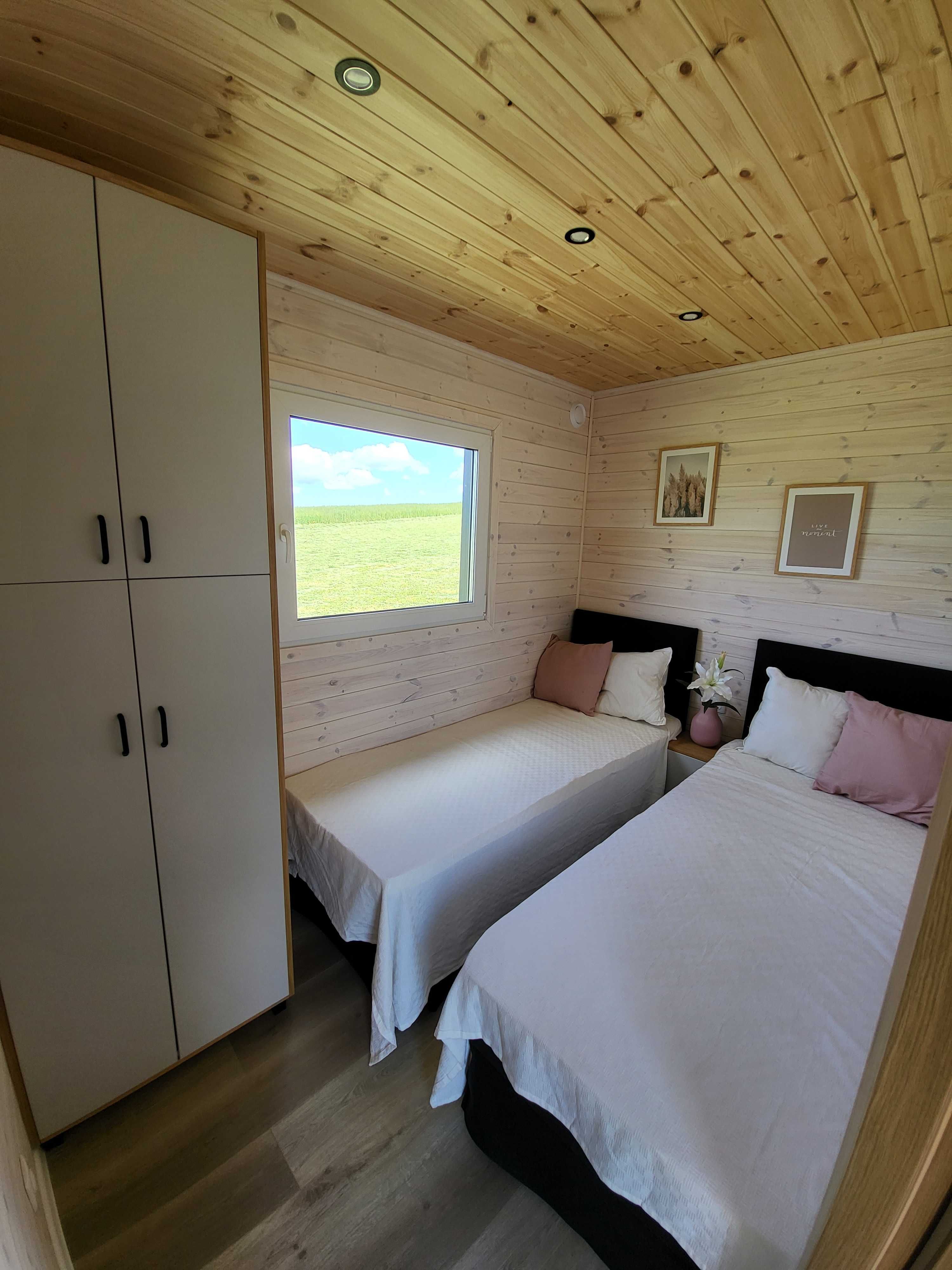 Domek mobilny na kołach 35m² drewniany całoroczny