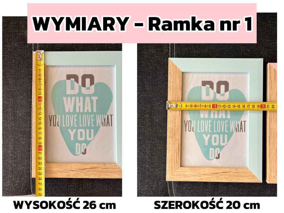 Ramki do zdjęć w roznych kolorach