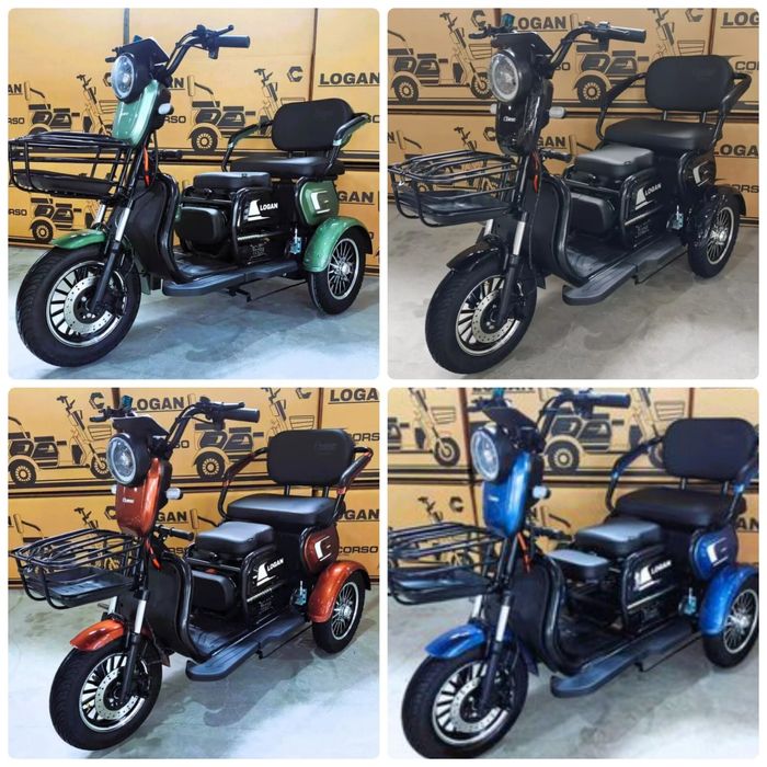 ‼️Електротрицикл 1200Вт ТОП ПРОДАЖУ! 72 v/23 ah‼️