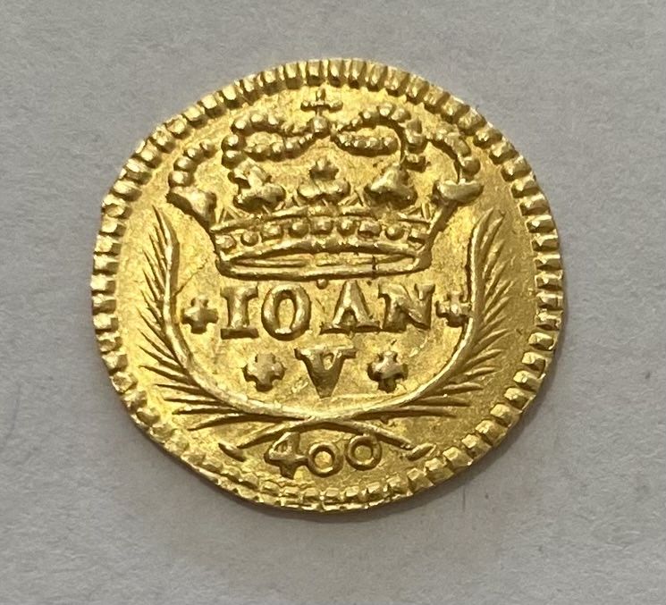 Moeda de ouro D. JOÃO V PINTO 1739