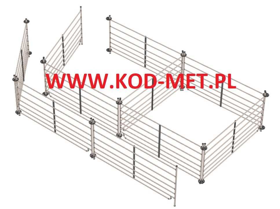 System wygrodzenia łąkowego dla owiec, kóz, paśnik, cieląt