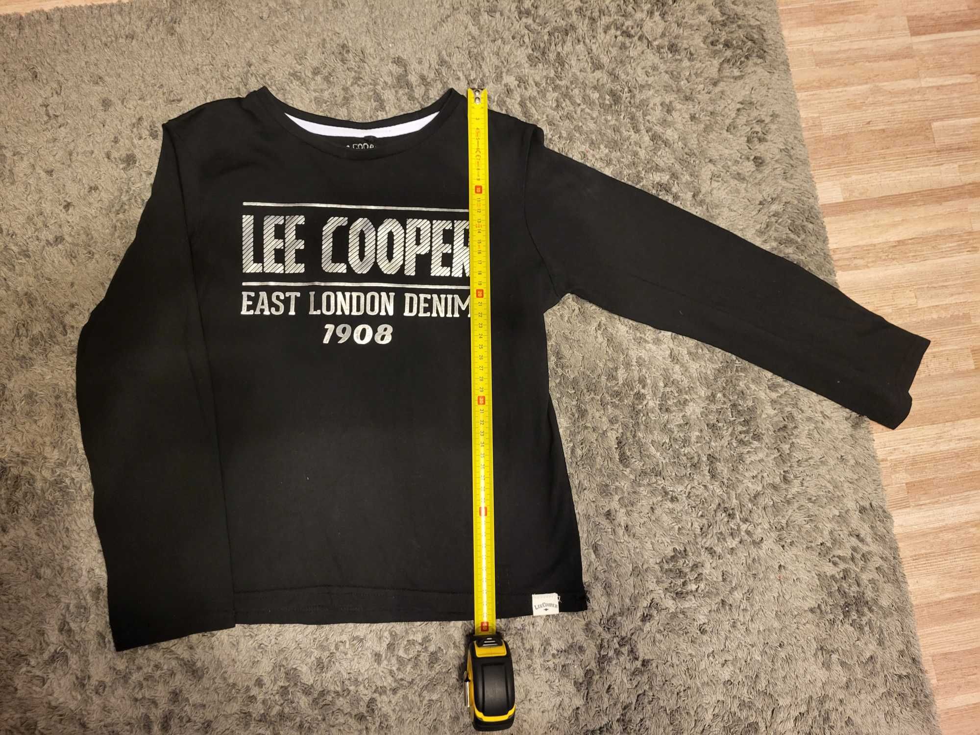 2 szt Koszulki Lee Cooper chłopięce 140cm czarna i czerwona