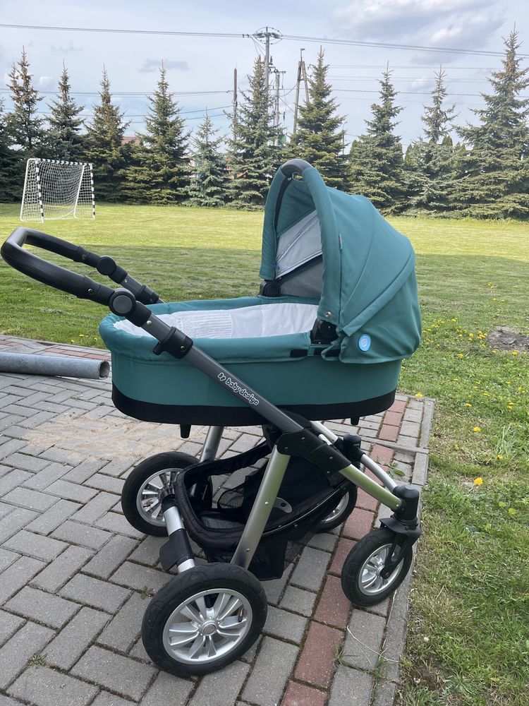 Wózek dziecięcy Baby Design 2w1 — gondola + spacerówka + akcesoria
