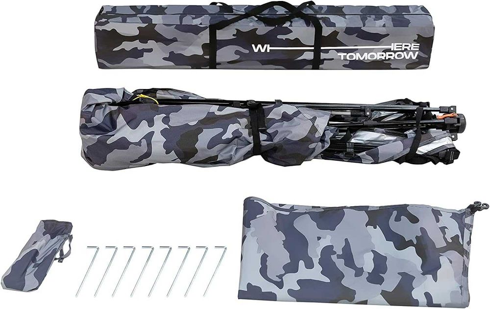 Палатка намет відкрита альтанка Lumaland 2,5 х 2,5 м водонепроникна