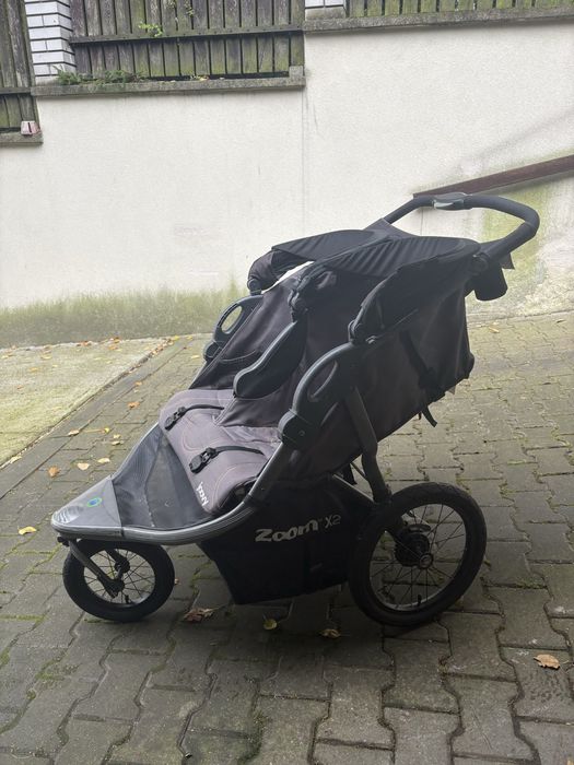 Wózek dziecięcy spacerowy bliźniaczy podwójny jogger Joovy Zoom X2